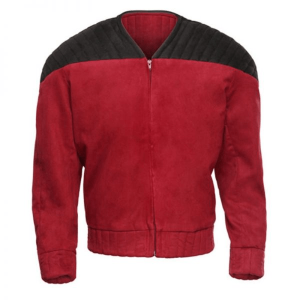 Star Trek Next Generation Captain Picard Suede Leather Jacket