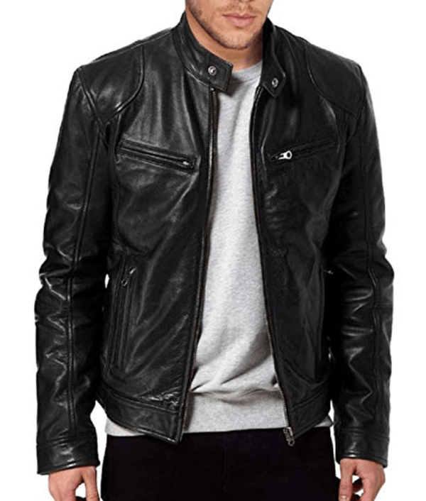 Chris Steve Rogers Avengers Endgame Leather Jacket