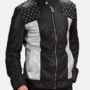 Classic Studded Leather Jacket