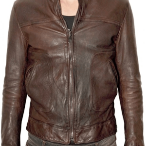 Stylish Classic Biker Leather Jacket