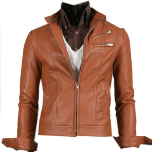 Stylish Vintage Brown Biker Leather Jacket