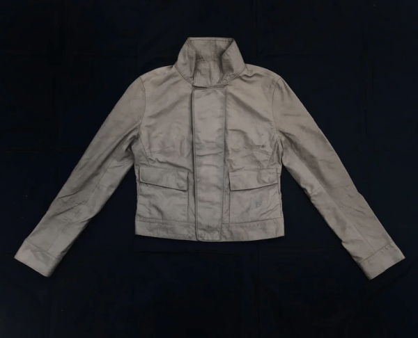 SugarMatrix Co Cropped Vintage Leather Jacket