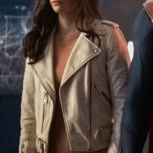 Superman And Lois Elizabeth Tulloch Leather Jacket