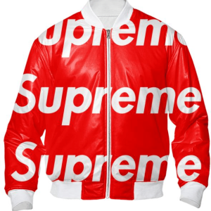 Supreme Bomber Leather Jacket