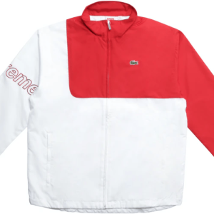 Supreme Lacoste Red Track Cotton Jacket