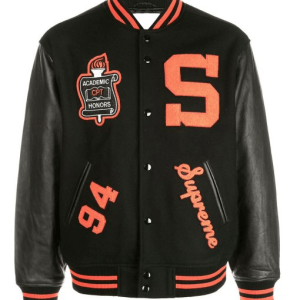 Supreme Team S Letterman Wool Jacket