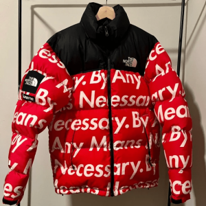 Supreme Tnf By Any Means Necessary Puffer Jacket