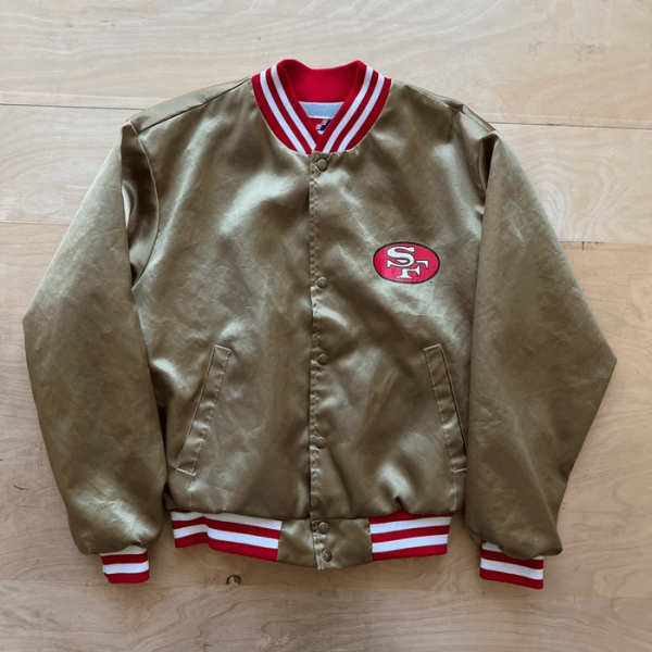 Swingster Vintage NFL San Francisco 49ers Bomber Leather Jacket