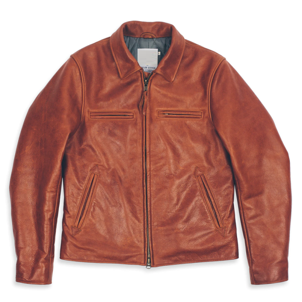 Taylor Stitch Moto Whiskey Leather Jacket