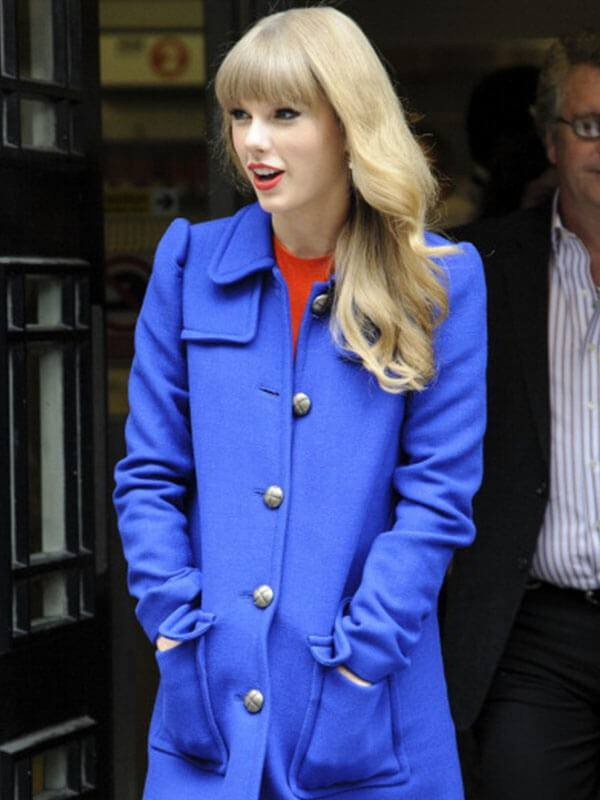 Taylors Swift Queen Of Style Wool Trench Coat