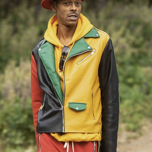 Teck Holmes The Challenge All -Stars Leather Jjacket