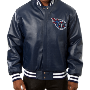 Tennessee Titans Bomber Leather Jacket
