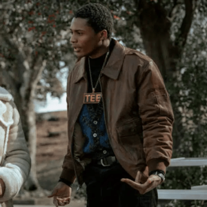 Terry Davinchi Black Mafia Family Leather Jacket