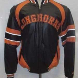 Texass Longhorn Ncaa Leather Jacket