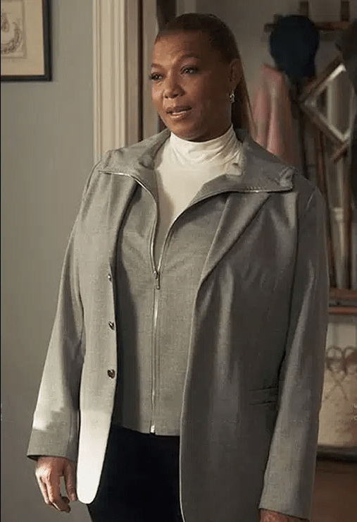 The Equalizer Robyn Mccall Hooded Cotton Blazer