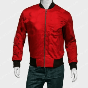 The Flash Barry Allen Bomber Cotton Jacket