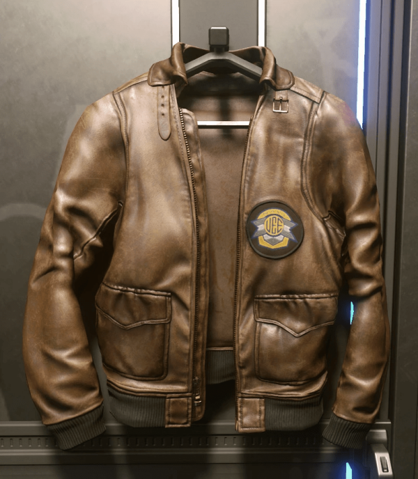 Invictus Flight Brown Bomber Leather Jacket