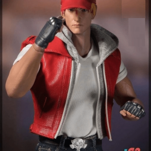 Kings Of Fighters Terry Bogard Hooded Leather Vest