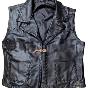 The Virginian James Drury Leather Vest