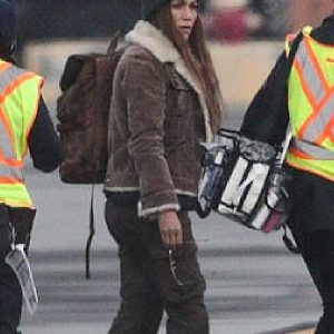 Thes Mother Jennifer Lopez Shearling Leather Jacket