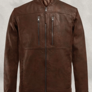 Thunder Storm Spanish Brown Biker Leather Jacket