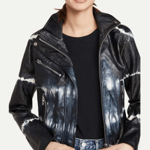 Tie Dye Batwoman So2 Mary Hamilton Leather Jacket
