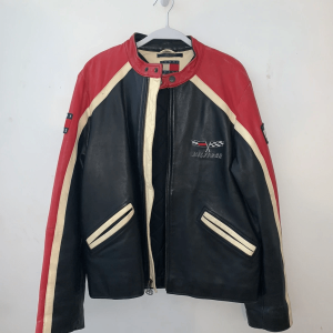Tommy Hilfiger Vintage Motorcycle Leather Jacket