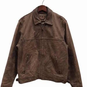 Tommy Vintage Brown Leather Jacket