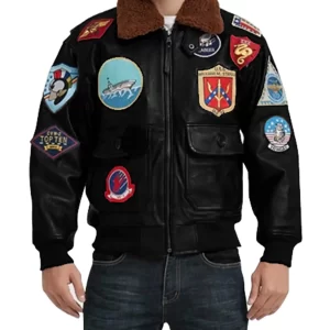 Top Gun Tom Cruise Bombers Leather Jacket