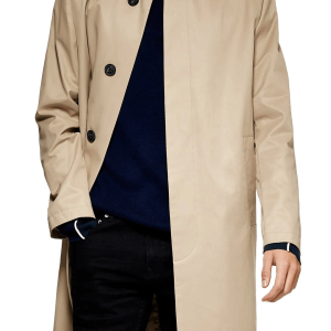 Topman Single Breasted Trench Coat