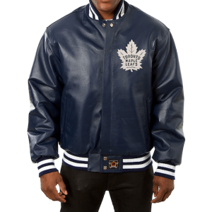 Toronto Maple Leafs Bomber Leather Jacket