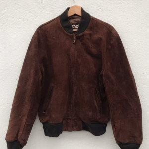 USA Schott NYC Monogram Lined Suede Leather Jacket