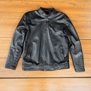 Ugiz Cafe Racer Leather Jacket