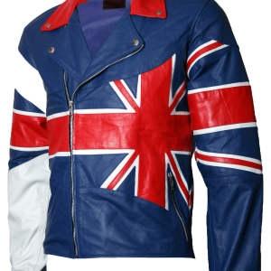 Uk Union England Flag Leather Jacket