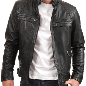 Urban Cafe Racer Leather Jacket