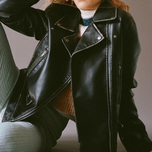 Urban Outfitters Stevie Faux Motorcycle Leather Jacket