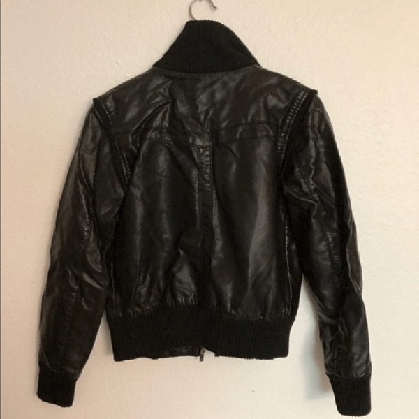 Urban Outfitter Classic Leather Jacket - Image 2