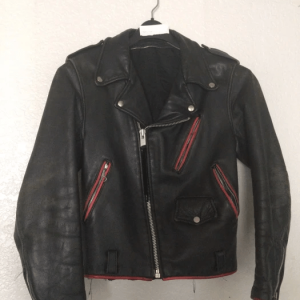 Vic Mensa 93 Punks Printed Leather Jacket