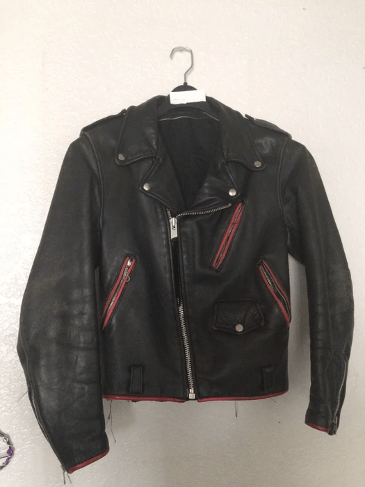 Vic Mensa 93 Punks Printed Leather Jacket