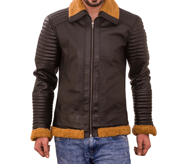 Victor Racer Shearling Leather Jacket