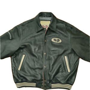 Vintage 90s Wu-wear Leather Jacket