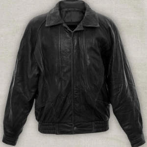 Vintage Bomber Biker Leather Jacket