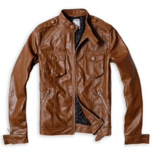 Vintage Brown Biker Leather Jacket
