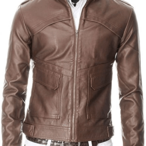 Vintage Brown Stylish Leather Jacket