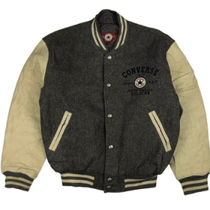 Vintage Converse Leather Sleeve Varsity Jacket