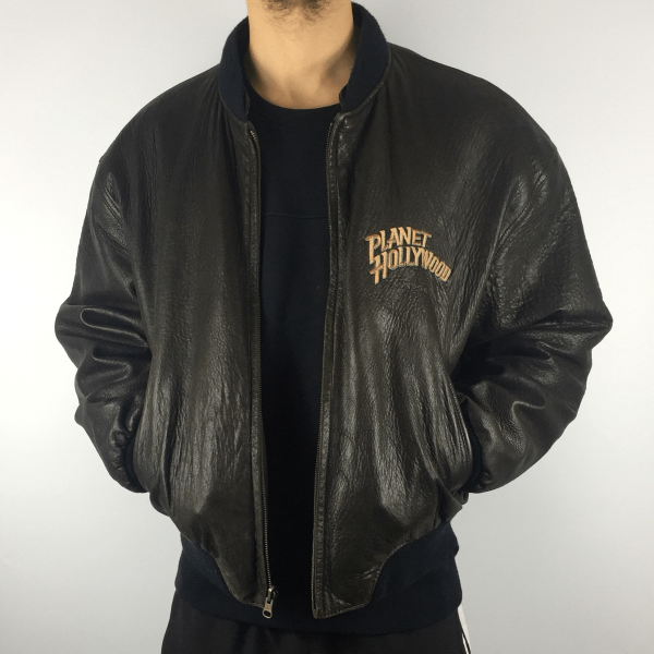 Vintage Planet Hollywood Leather Jacket