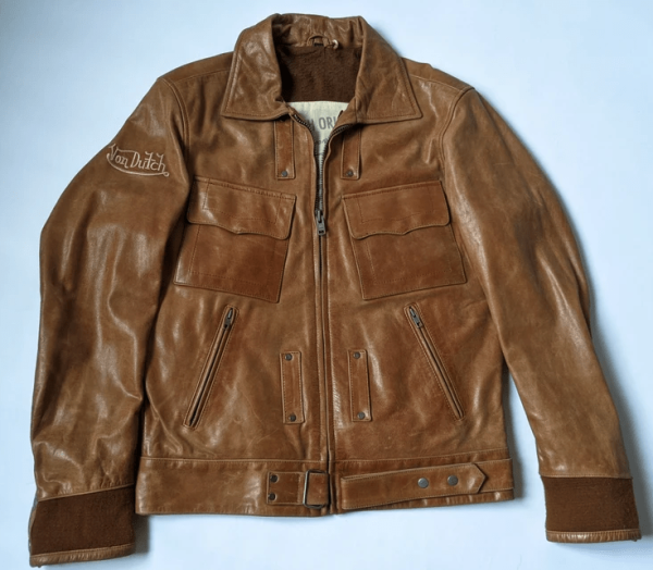 Von Dutch Vintage Rare Leather Jacket