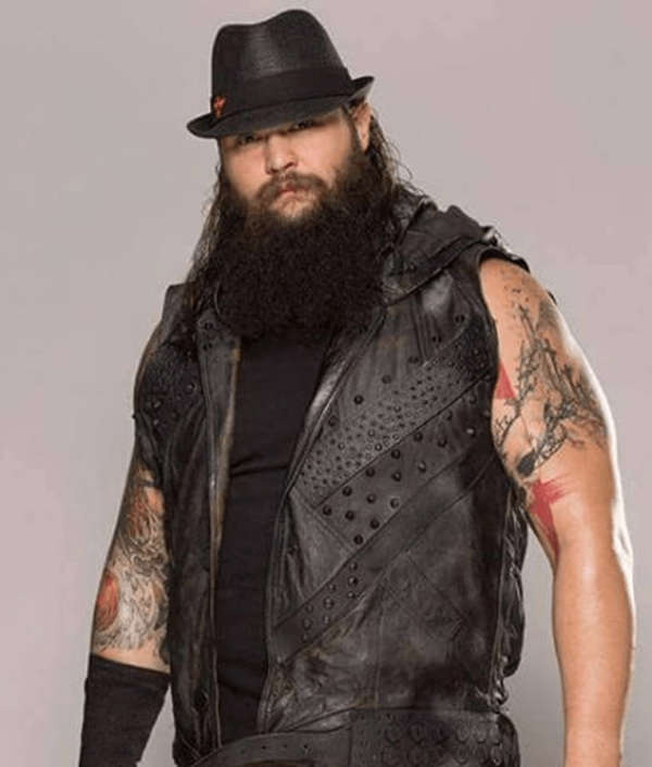 WWE Wrestler Bray Wyatt Studded Leather Vest