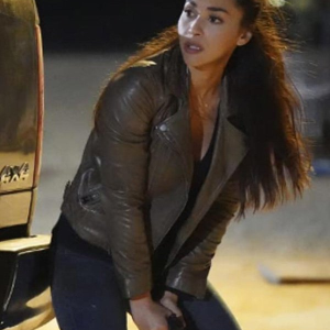 Walker Lindsey Morgan Biker Leather Jacket