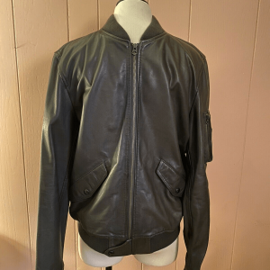 Wallace & Barnes Bomber Leather Jacket